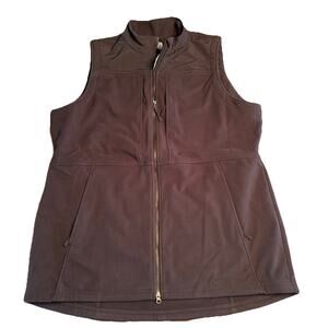 NWT - DULUTH TRADING CO. Women’s Shoreline 2.0 Fleece Vest - Black - XXL